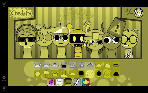 Sprunki Mustard  from Chrome web store to be run with OffiDocs Chromium online
