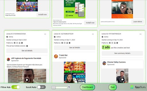 Spy Guru  from Chrome web store to be run with OffiDocs Chromium online