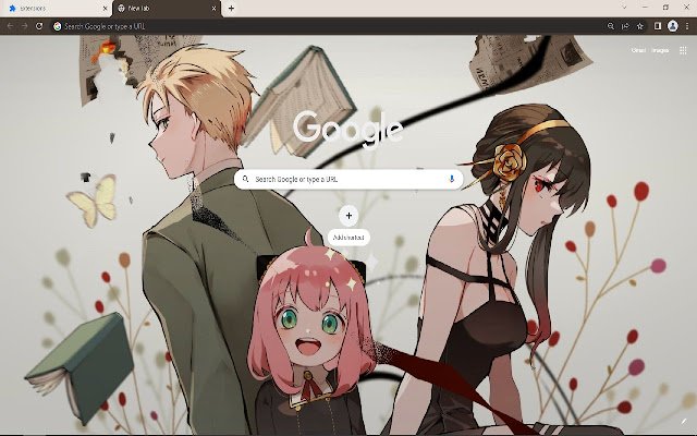 Spy x Family Browser Theme  from Chrome web store to be run with OffiDocs Chromium online