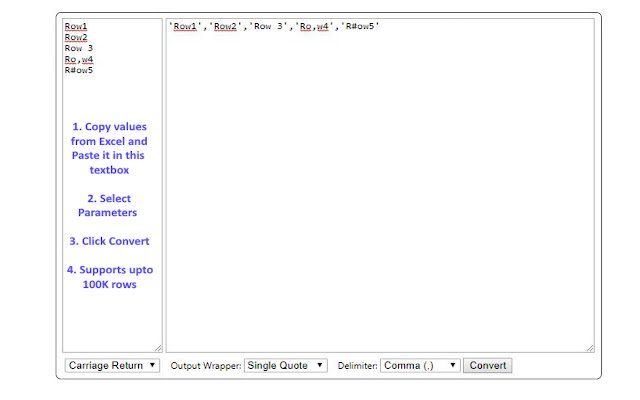 SQLDelimiter  from Chrome web store to be run with OffiDocs Chromium online