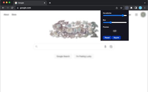 Squint  from Chrome web store to be run with OffiDocs Chromium online