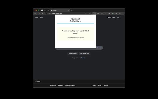 Sri Sai Quotes  from Chrome web store to be run with OffiDocs Chromium online