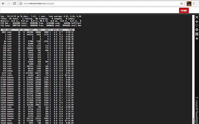 OffiDocs Chromium オンラインで実行される Chrome ウェブストアの SSHGate SSH クライアントとターミナル エミュレーター