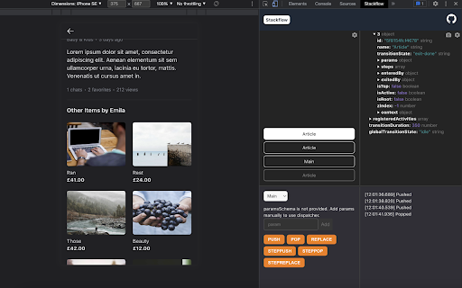 Stackflow Devtools from Chrome web store to be run with OffiDocs Chromium online Stackflow Devtools from Chrome web store to be run with OffiDocs Chromium online
