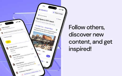 Stacklist from Chrome web store to be run with OffiDocs Chromium online Stacklist from Chrome web store to be run with OffiDocs Chromium online