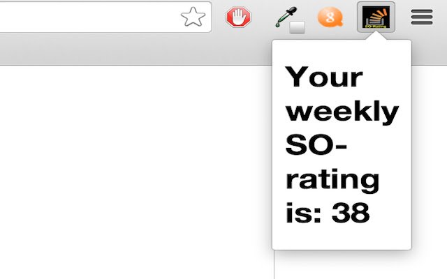 StackOverflow rating  from Chrome web store to be run with OffiDocs Chromium online