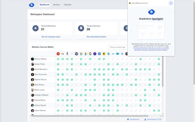 Stackshine Spotlight  from Chrome web store to be run with OffiDocs Chromium online
