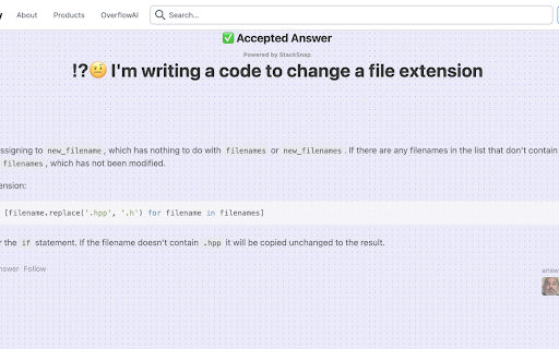 StackSnap  from Chrome web store to be run with OffiDocs Chromium online