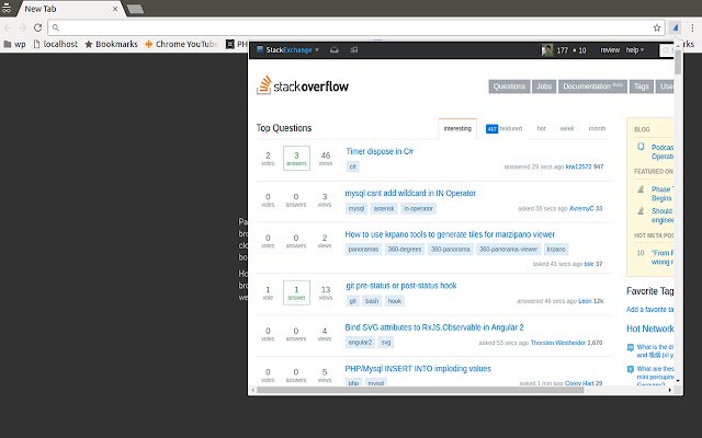 stacky  from Chrome web store to be run with OffiDocs Chromium online