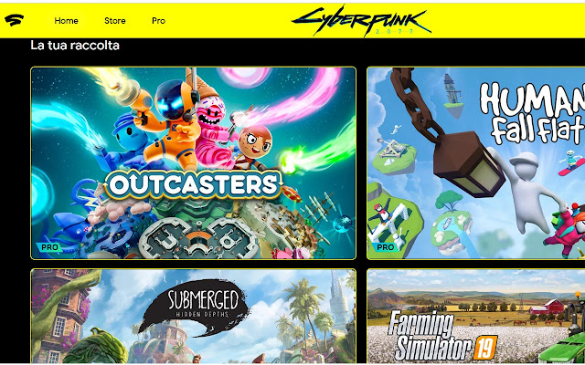 Stadia MOD Cyberpunk  from Chrome web store to be run with OffiDocs Chromium online