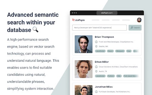 Staffspin  from Chrome web store to be run with OffiDocs Chromium online