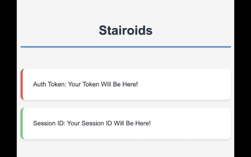 Stairoids Extension  from Chrome web store to be run with OffiDocs Chromium online