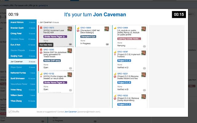 StandApp สำหรับ JIRA จาก Chrome เว็บสโตร์ที่จะรันด้วย OffiDocs Chromium ออนไลน์