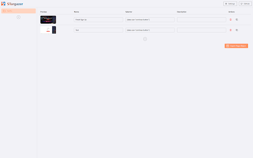 Star Gazer  from Chrome web store to be run with OffiDocs Chromium online