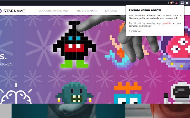 Starname Website Resolver  from Chrome web store to be run with OffiDocs Chromium online