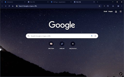 Starry Night  from Chrome web store to be run with OffiDocs Chromium online