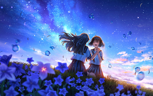 Starry Night Friendship  from Chrome web store to be run with OffiDocs Chromium online