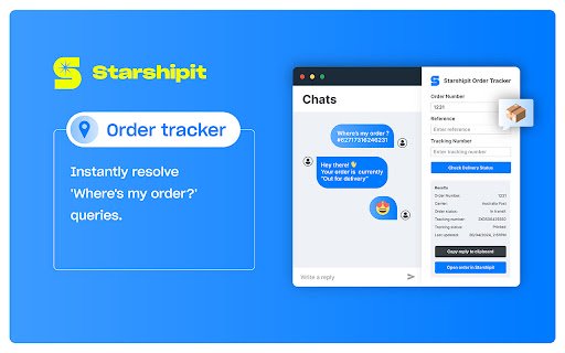 Starshipit Order Tracker  from Chrome web store to be run with OffiDocs Chromium online