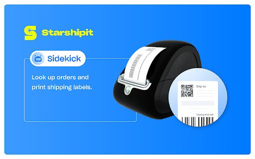 Starshipit Sidekick  from Chrome web store to be run with OffiDocs Chromium online