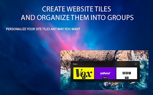 Startify Tab  from Chrome web store to be run with OffiDocs Chromium online