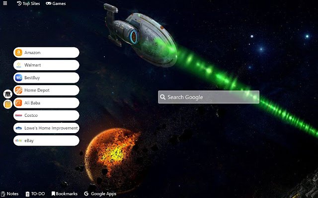 Tema de la pestaña Star Trek Wallpaper HD [Instalar] de la tienda web de Chrome para ejecutarse con OffiDocs Chromium en línea