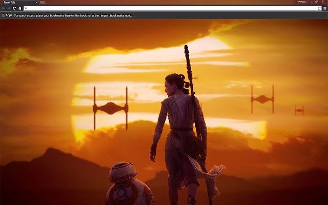 Star Wars VII: The Force Awakens Rey BB 8 از فروشگاه وب کروم با OffiDocs Chromium به صورت آنلاین اجرا می شود