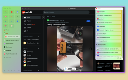 Stash  from Chrome web store to be run with OffiDocs Chromium online