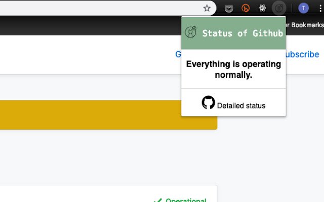 Status of Github  from Chrome web store to be run with OffiDocs Chromium online