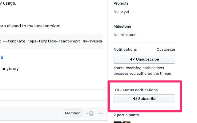 ക്രോം വെബ് സ്റ്റോറിൽ നിന്നുള്ള Github-നുള്ള സ്റ്റാറ്റസ് അപ്‌ഡേറ്റ് നോട്ടിഫയർ OffiDocs Chromium ഓൺലൈനിൽ പ്രവർത്തിക്കും