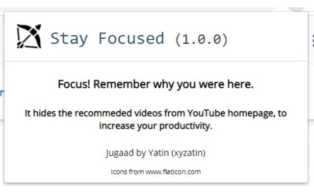 Stay Focused  from Chrome web store to be run with OffiDocs Chromium online
