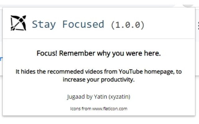 Stay Focused aus dem Chrome Web Store, um mit OffiDocs Chromium online ausgeführt zu werden