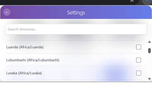 Staying Global Time  from Chrome web store to be run with OffiDocs Chromium online