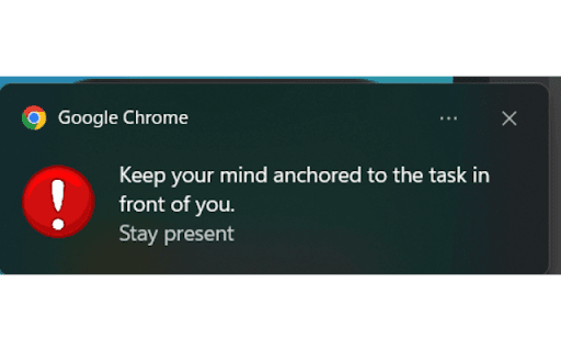 Stay present  from Chrome web store to be run with OffiDocs Chromium online