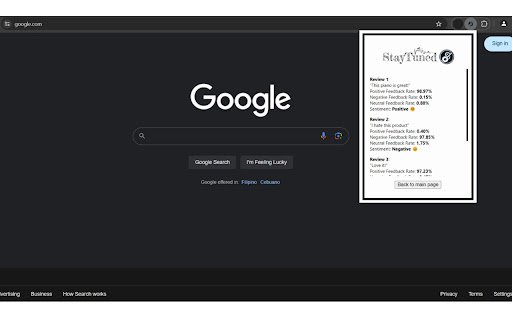 StayTuned  from Chrome web store to be run with OffiDocs Chromium online