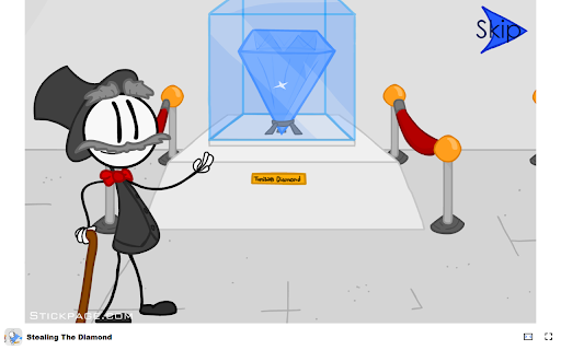 Stealing The Diamond Game Master the Art of the Heist!  from Chrome web store to be run with OffiDocs Chromium online
