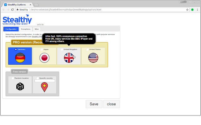 Stealthy  from Chrome web store to be run with OffiDocs Chromium online