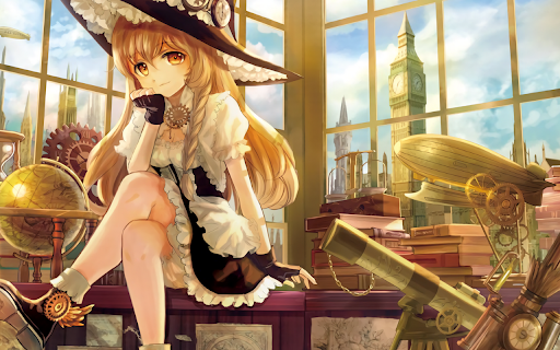 Steampunk Astronomer  from Chrome web store to be run with OffiDocs Chromium online