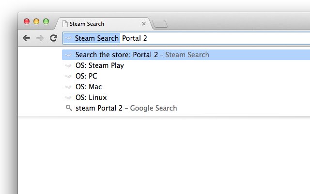 Steam Search  from Chrome web store to be run with OffiDocs Chromium online