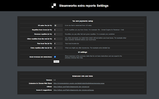 Steamworks Extras  from Chrome web store to be run with OffiDocs Chromium online