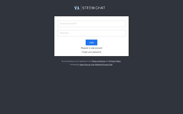 Steem Chat da Chrome Web Store será executado com OffiDocs Chromium online