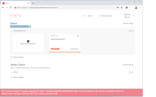 STELA INSPECTOR  from Chrome web store to be run with OffiDocs Chromium online