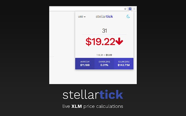 StellarTick از فروشگاه وب کروم برای اجرای آنلاین با OffiDocs Chromium