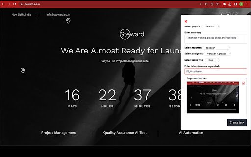 Steward Beta  from Chrome web store to be run with OffiDocs Chromium online