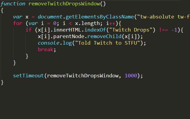 STFU Twitch dal negozio web di Chrome da eseguire con OffiDocs Chromium online