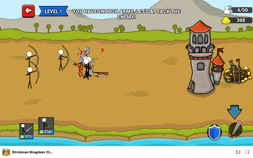 Stickman Kingdom Clash Game Lead Epic Battles and Conquer Kingdoms!  from Chrome web store to be run with OffiDocs Chromium online