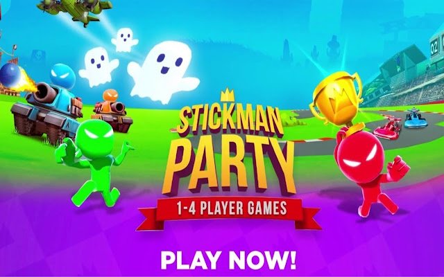 Stickman Party ze sklepu internetowego Chrome do uruchomienia z OffiDocs Chromium online