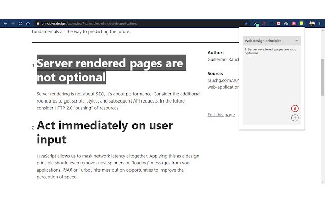 Sticky  from Chrome web store to be run with OffiDocs Chromium online