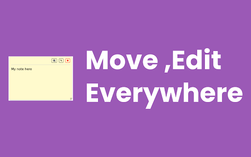 Sticky notes  from Chrome web store to be run with OffiDocs Chromium online