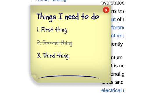 Sticky Notes Everywhere v2.0  from Chrome web store to be run with OffiDocs Chromium online