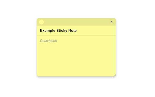 Sticky Notes Refactored  from Chrome web store to be run with OffiDocs Chromium online